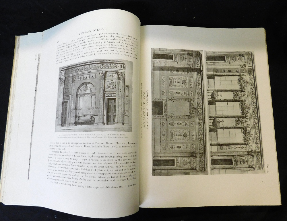 ARTHUR STRATTON: THE ENGLISH INTERIOR, London, B T Batsford [1920], 1st edition, folio, original - Image 3 of 4