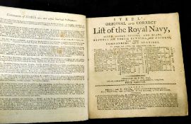 [DAVID STEEL]: STEEL'S ORIGINAL AND CORRECT LIST OF THE ROYAL NAVY…CORRECTED TO JUNE 1798, London,
