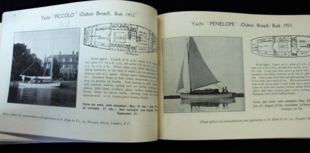 H BLAKE & CO: YACHTING LIST 1916, (also reissued in 1917 and 1918), 2 typed letters 1917 and 1918 re - Image 2 of 3