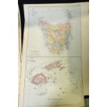 PACKET: 9 Stanford large folio maps, 1887, Australia, New Zealand and Pacific, (9)