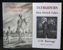 A M BURRAGE: INTRUDERS, NEW WEIRD TALES, ed Jack Adrian, Pen Y Ffordd, Chester, Ashtree Press,