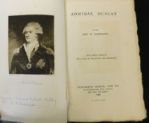 ROBERT ADAM PHILIPS HALDANE DUNCAN, EARL OF CAMPERDOWN: ADMIRAL DUNCAN, London, New York and Bombay,