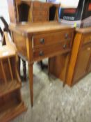 REPRODUCTION SMALL DESK OR BUREAU PLAT WITH FOLDING WRITING SURFACE