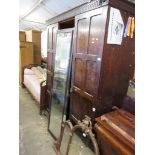 MID-20TH CENTURY TRIPLE WARDROBE, WIDTH APPROX 158CM