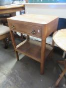 SMALL MID-20TH CENTURY BEDSIDE TABLE, WIDTH APPROX 48CM
