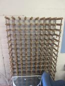 LARGE 160-HOLE WINE RACK