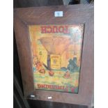 FRAMED REPRODUCTION COLMAN’S MUSTARD ADVERTISING PANEL, SIZE APPROX 44 X 57CM