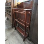 MAHOGANY STICK STAND, LENGTH APPROX 70CM