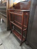 MAHOGANY STICK STAND, LENGTH APPROX 70CM