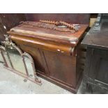 LATE 19TH CENTURY MAHOGANY CHIFFONIER OR SIDEBOARD, WIDTH APPROX 1M