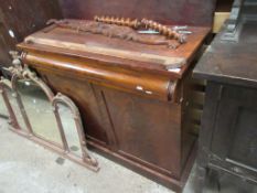 LATE 19TH CENTURY MAHOGANY CHIFFONIER OR SIDEBOARD, WIDTH APPROX 1M