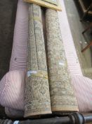 TWO PATTERNED CARPETS, EACH WIDTH APPROX 160CM