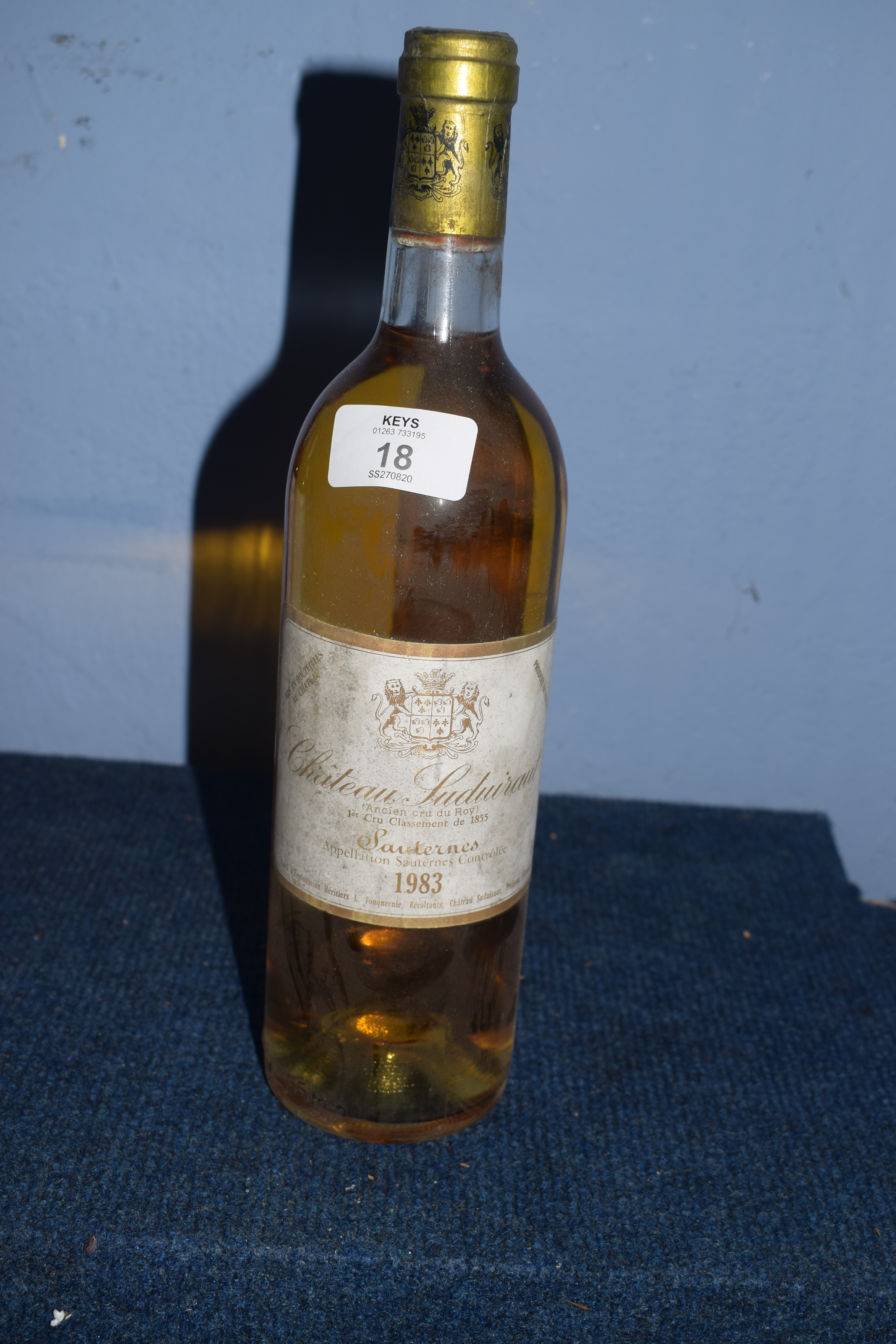 1 bt 1983 Ch Suduiraut, Sauternes