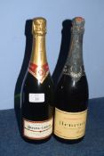 1 bt NV Duval Leroy Champagne, t/w 1 bt NV Henriot Champagne (2)