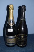 1 bt NV P Boutet Champagne t/w 1 bt NV Paul Masson Sparkling (2)