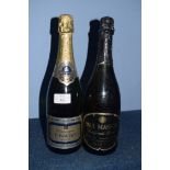 1 bt NV P Boutet Champagne t/w 1 bt NV Paul Masson Sparkling (2)