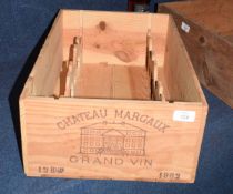 1 1982 Chateau Margaux Wooden Case (empty)