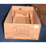 1 1982 Chateau Margaux Wooden Case (empty)