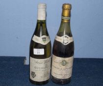 1 bt 1986 Meursault, Patrick Javillier, t/w 1 bt 1976 Meursault Genevrieres, Remoissenet (2)