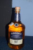 1 bt Gibsons Sterling Canadian Whisky - 40%