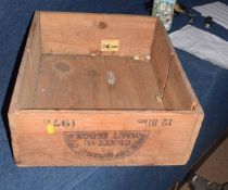 1 1973 Chateau Haut Brion Wooden Case (empty)