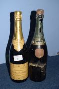 1 bt NV Nicolas Feuillatte Champagne t/w 1 bt NV Bassereau Sparkling (2)