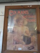 FRAMED REPRODUCTION COLMAN’S ADVERTISING POSTER