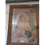 FRAMED REPRODUCTION COLMAN’S ADVERTISING POSTER