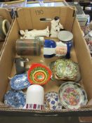 BOX OF VARIOUS CLEARANCE CERAMICS