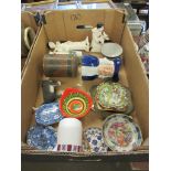 BOX OF VARIOUS CLEARANCE CERAMICS