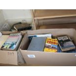 THREE BOXES OF HARDBACK BOOKS