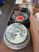 PLATES AND KITCHEN TINS