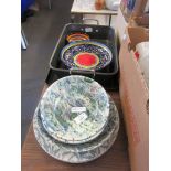 PLATES AND KITCHEN TINS