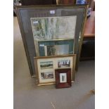 SELECTION OF VARIOUS FRAMED INCLUDING FRAMED SILK WOVEN RMS MAURITANIA, FRAMED SELECTION OF EARLY TO