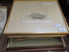 QUANTITY OF VARIOUS FRAMED PRINTS AND PICTURES