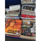 COLLECTION OF VARIOUS MUSIC TO INCLUDE CASSETTE TAPES, 7INCH SINGLES INCLUDING ABBA, BARRY