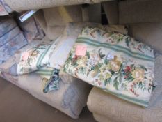 FOUR VARIOUS CURTAINS (CHINTZ)