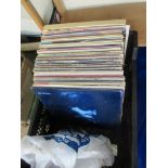 BOX OF LP VINYL RECORDS INCLUDING TRANSVISION VAMP, CYNDI LAUPER, CARPENTERS, ADAM AND THE ANTS,