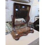 VICTORIAN TOILET MIRROR, APPROX 68CM HIGH