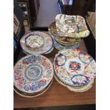 QUANTITY OF VARIOUS PLATES INCLUDING SOME HAND FINISHED EXAMPLES