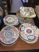 QUANTITY OF VARIOUS PLATES INCLUDING SOME HAND FINISHED EXAMPLES