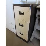 THREE DRAWER SILVERLINE FILING CABINET