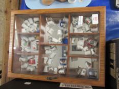 CASED COLLECTION OF THIMBLES