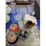 COLLECTION OF MIXED HOUSEHOLD AND CHINA AND GLASS