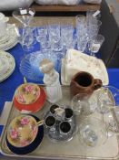 COLLECTION OF MIXED HOUSEHOLD AND CHINA AND GLASS