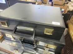 TWO VARIOUS ATTACHE CASES