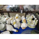 COLLECTION OF DUCK ORNAMENTS