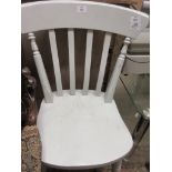 PAINTED STICK BACK CHAIR