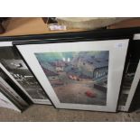 TWO FRAMED PRINTS