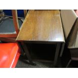 SMALL DROP LEAF TABLE, WIDTH APPROX 61CM